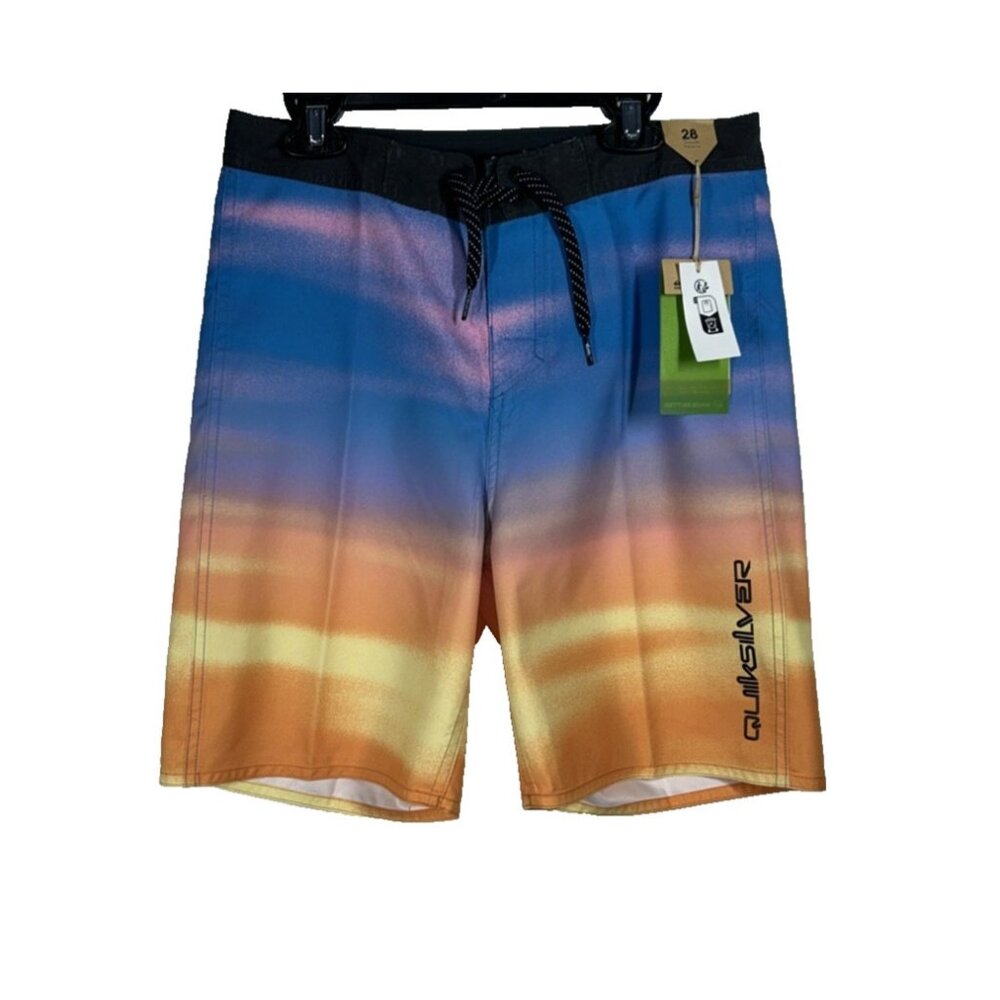 Quiksilver Boardshorts Youth Size 28 Multicolor Swim Trunks Polyester Swimwear